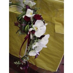 Bouquet de mariée "en chute"