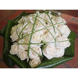 Bouquet de mariée rond
